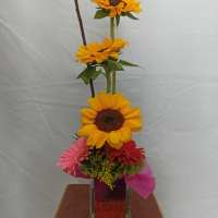 Estilizado con girasoles